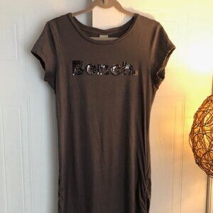 Bench grey glitter t-shirt dress- size